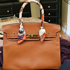 Birkin 30 fauve barenia faubourg